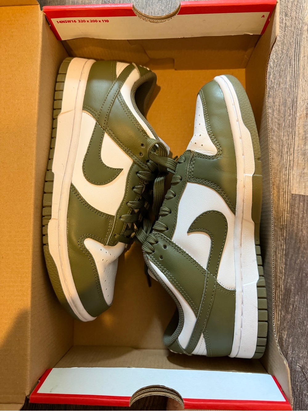 Nike Dunk Low Sneakers- Medium Olive